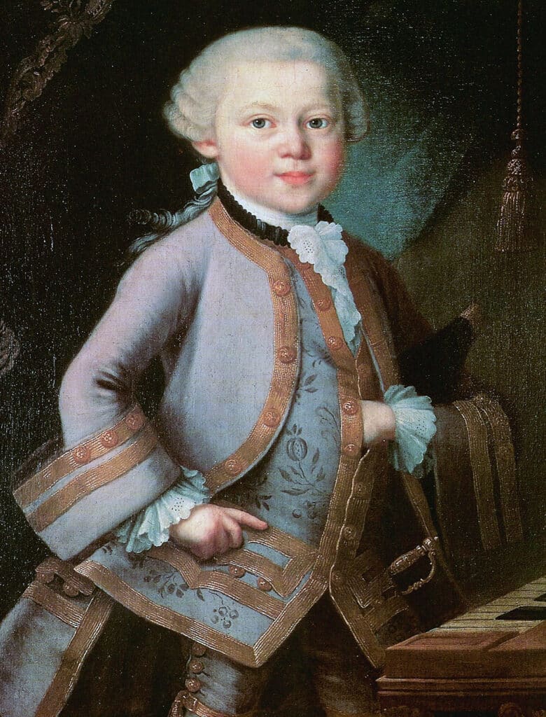 Portrait de Mozart enfant