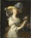 Marie Antoinette en robe de mousseline