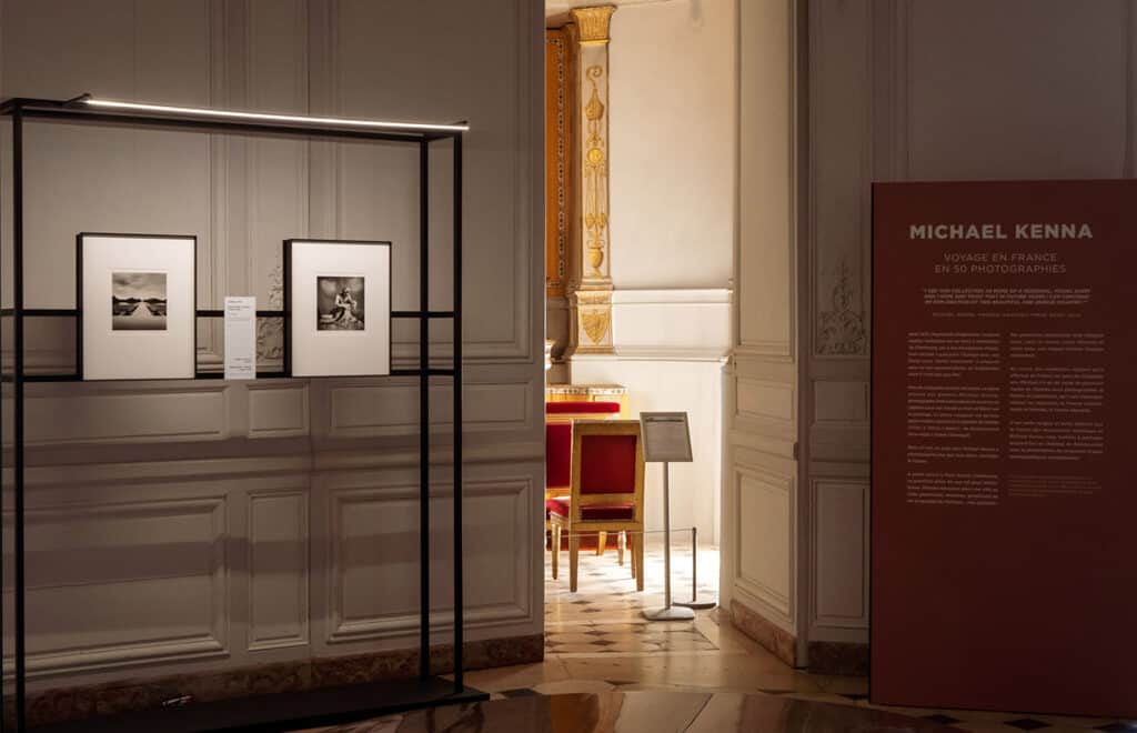 Exhibition "Journey to France in 50 photographs" by Michael Kenna at the Château de Rambouillet