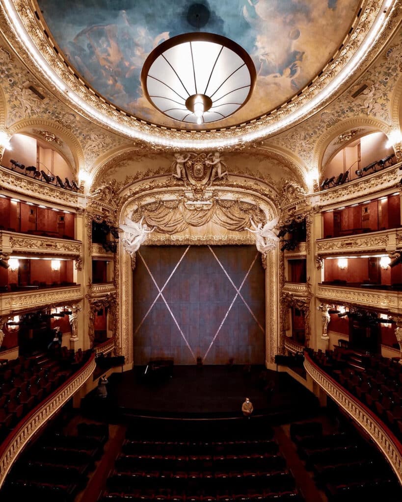 La salle Favart de l'Opéra-Comique de Paris