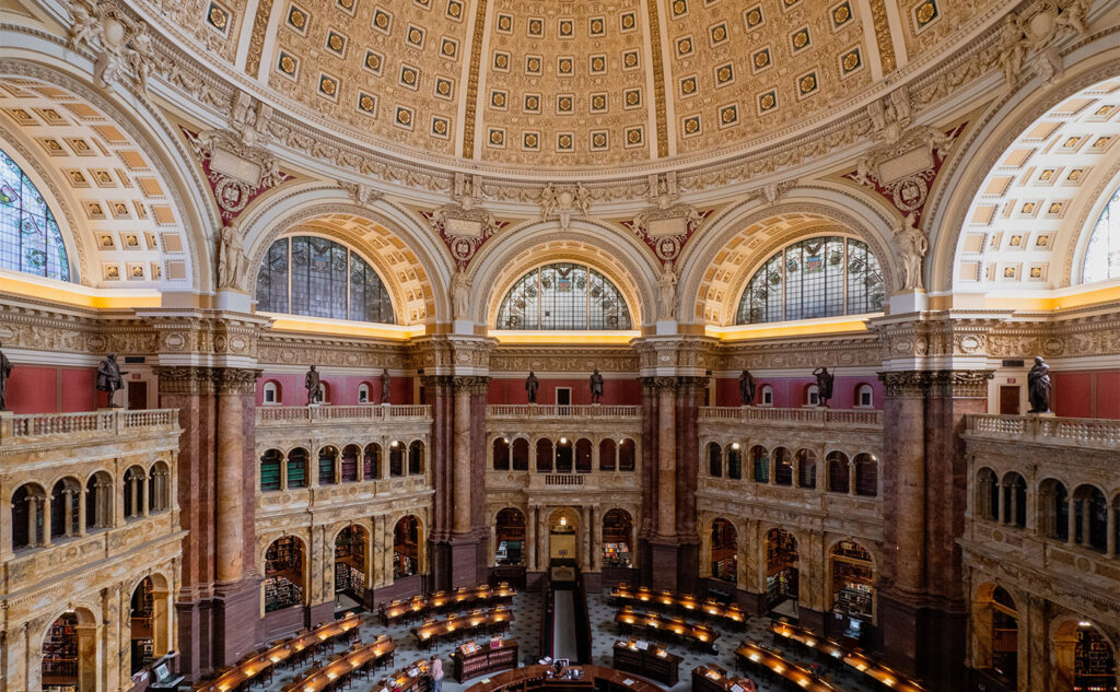 Visiter la bibliothèque du Congrès