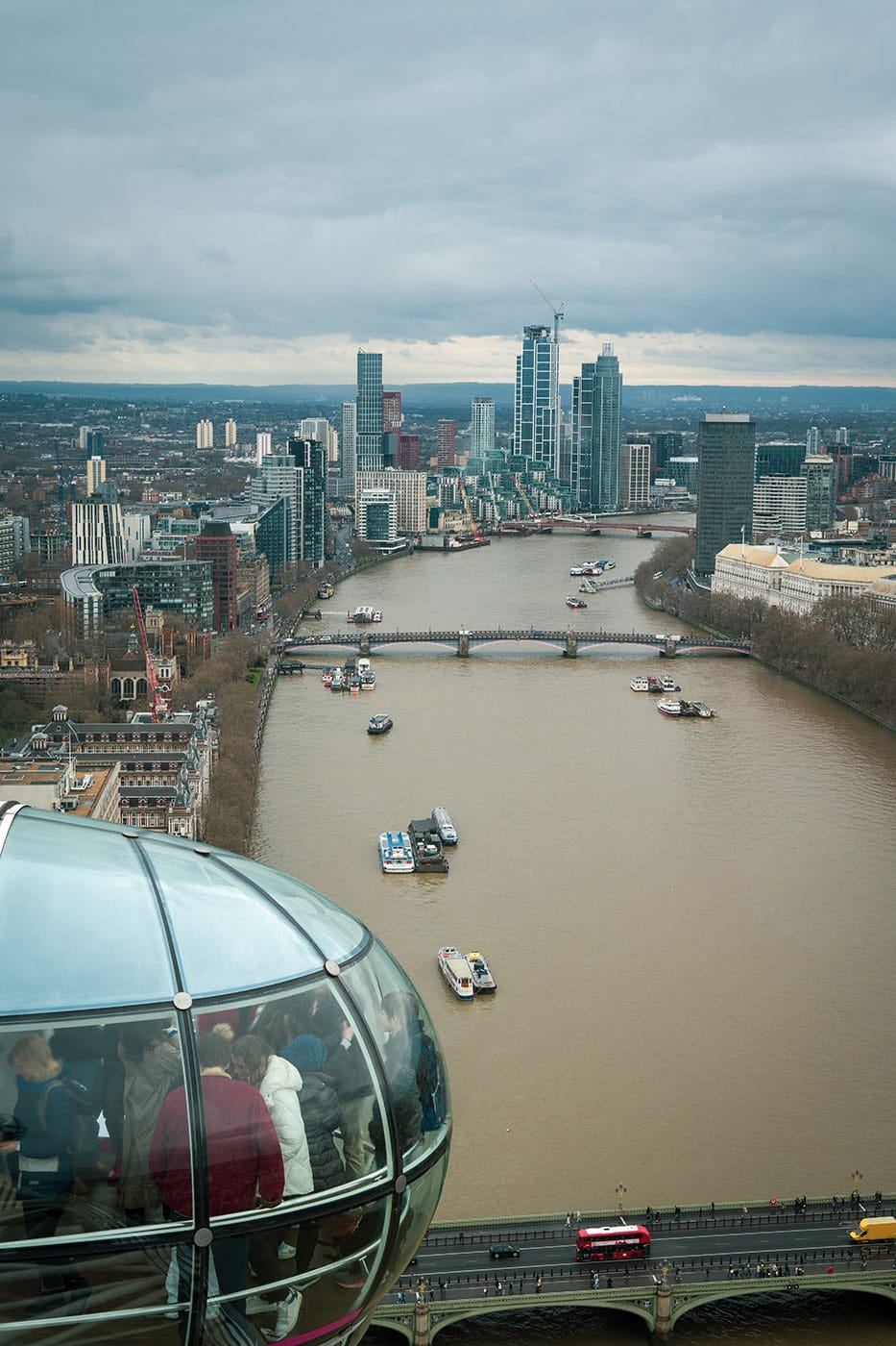 View from the london eye