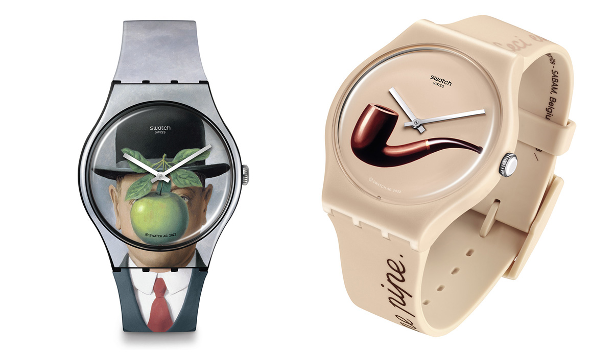 Magritte watchs by Swatch