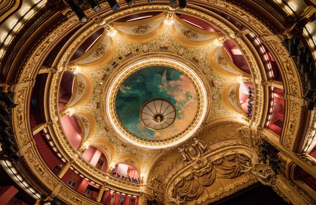 La salle Favart de l'opéra-comique