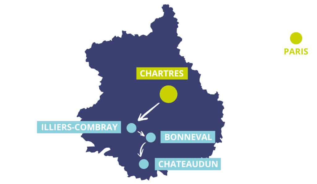 Itinéraire d'un séjour en Vallée du Loir