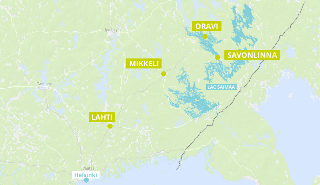 Guide de voyage, région des lacs de Finlande