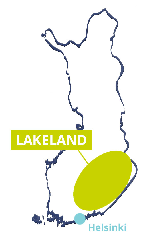 Lakeland region in Finland