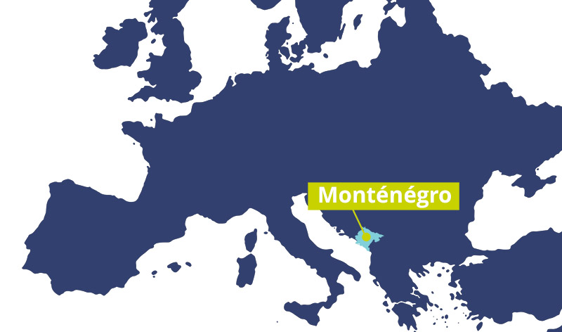 Carte du Monténégro