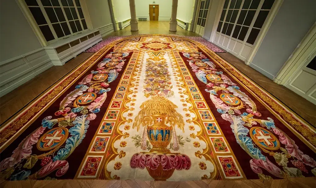 Le tapis de choeur de la cathédrale Notre-Dame de Paris