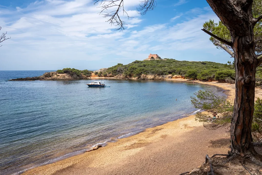 Plage à l'île de Porquerolles