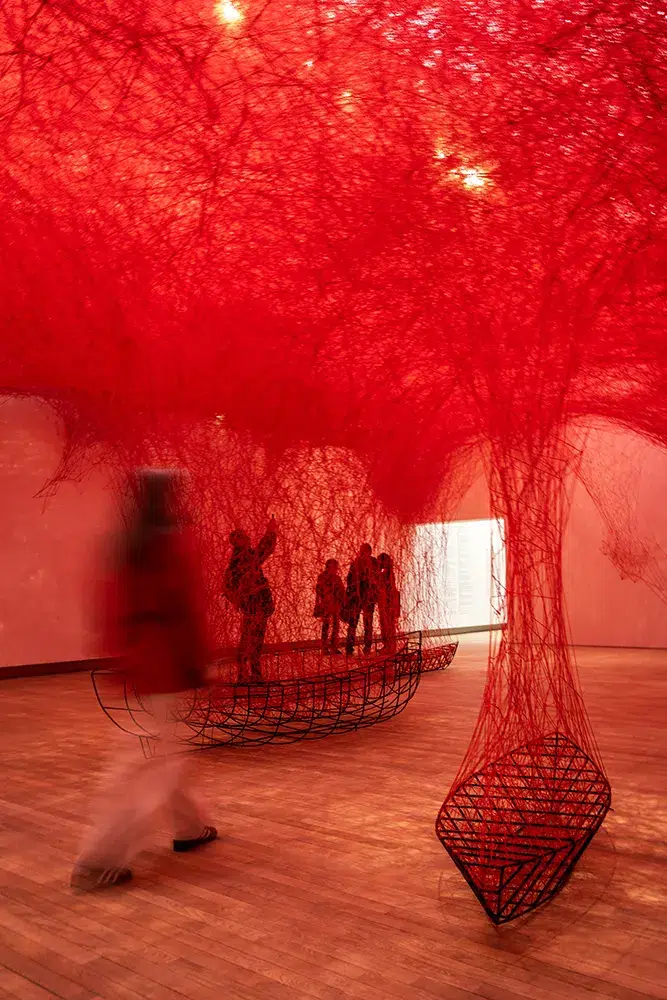 Exposition Chiharu Shiota au Grand Palais