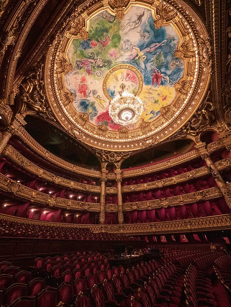 Plafond de Marc Chagall à l'Opéra de Paris