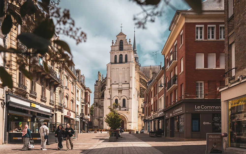 La basilique de Saint-Quentin