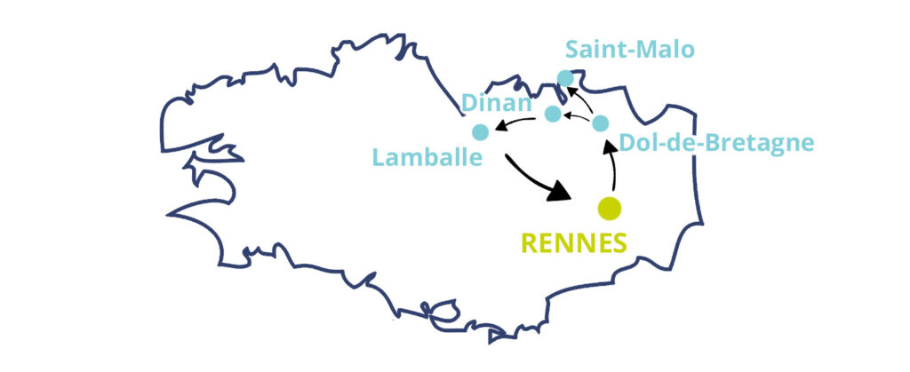 Voyager en train en Bretagne : guide pratique 7 Itinéraire à la découverte de la Bretagne