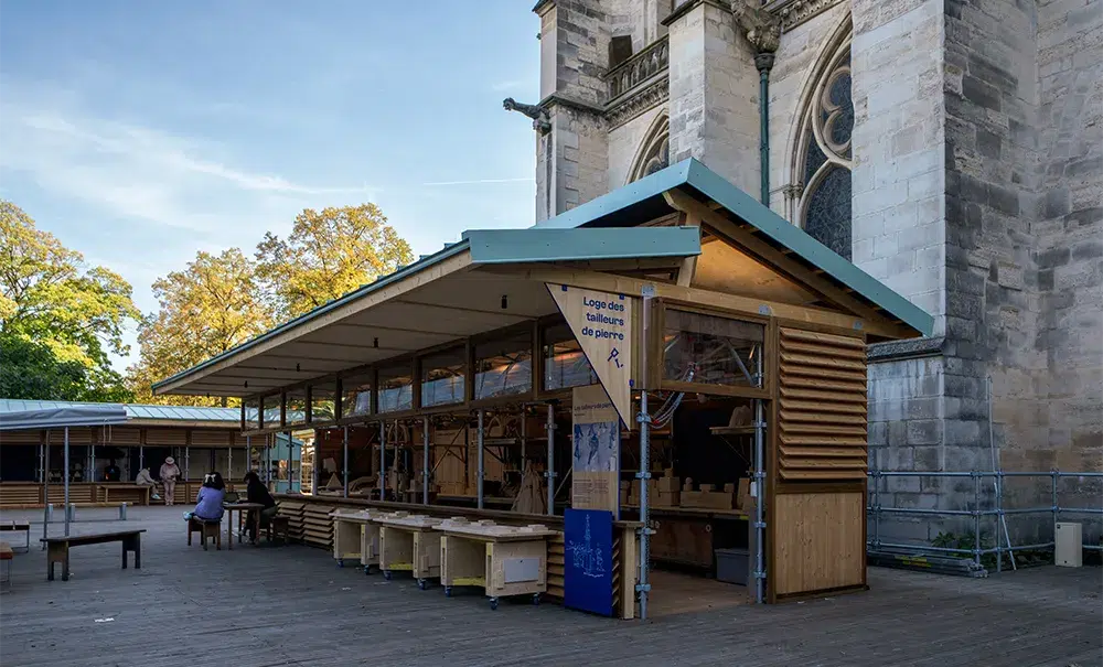 A deux pas de Paris explorez le chantier de reconstruction de la la flèche de la basilique Saint-Denis 10