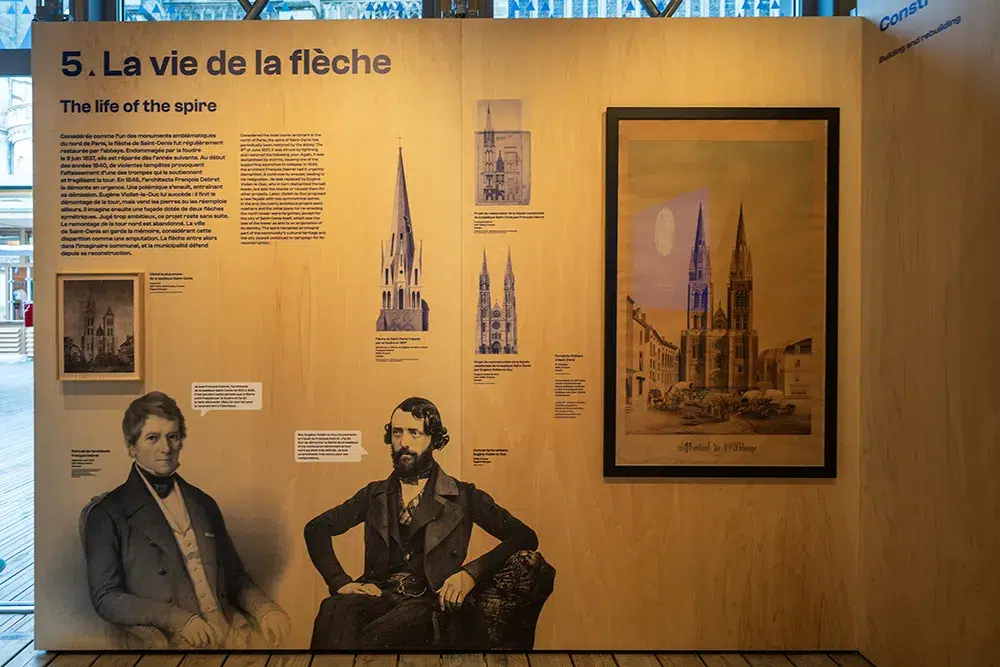 A deux pas de Paris explorez le chantier de reconstruction de la la flèche de la basilique Saint-Denis 15