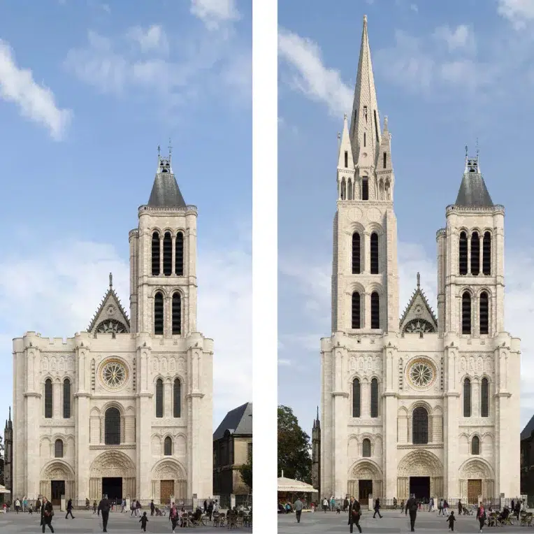 A deux pas de Paris explorez le chantier de reconstruction de la la flèche de la basilique Saint-Denis 8