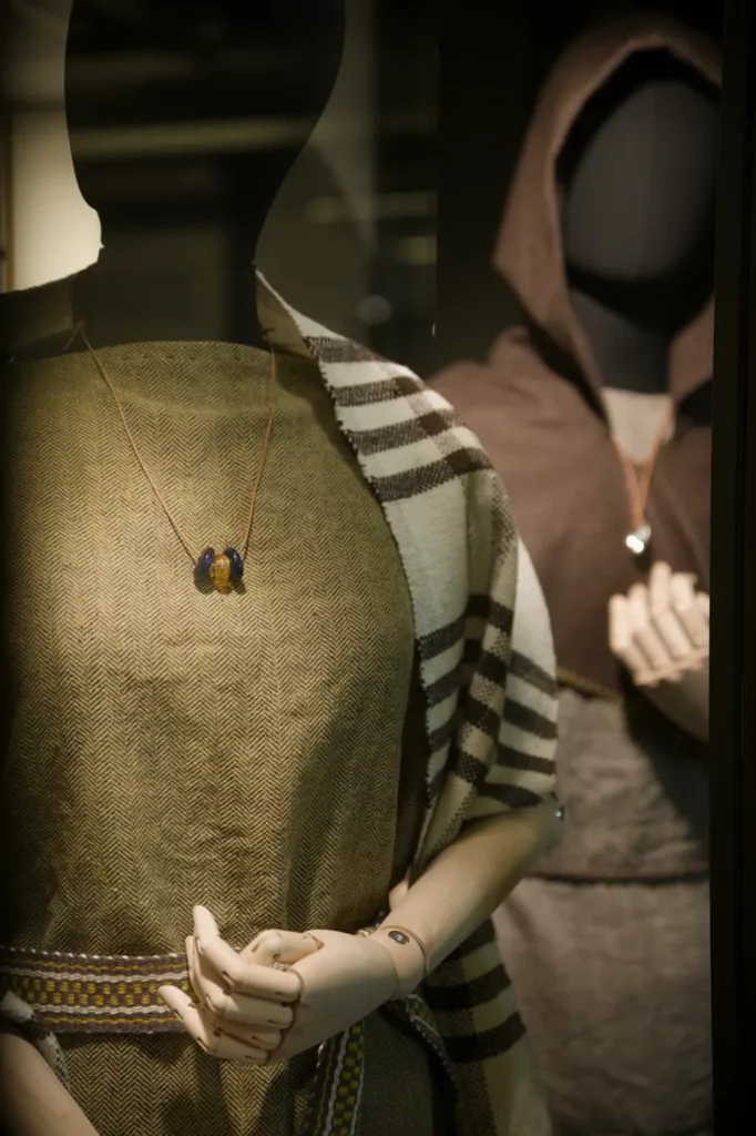 Exposition l'étoffe d'un gaulois au musée de Gergovie