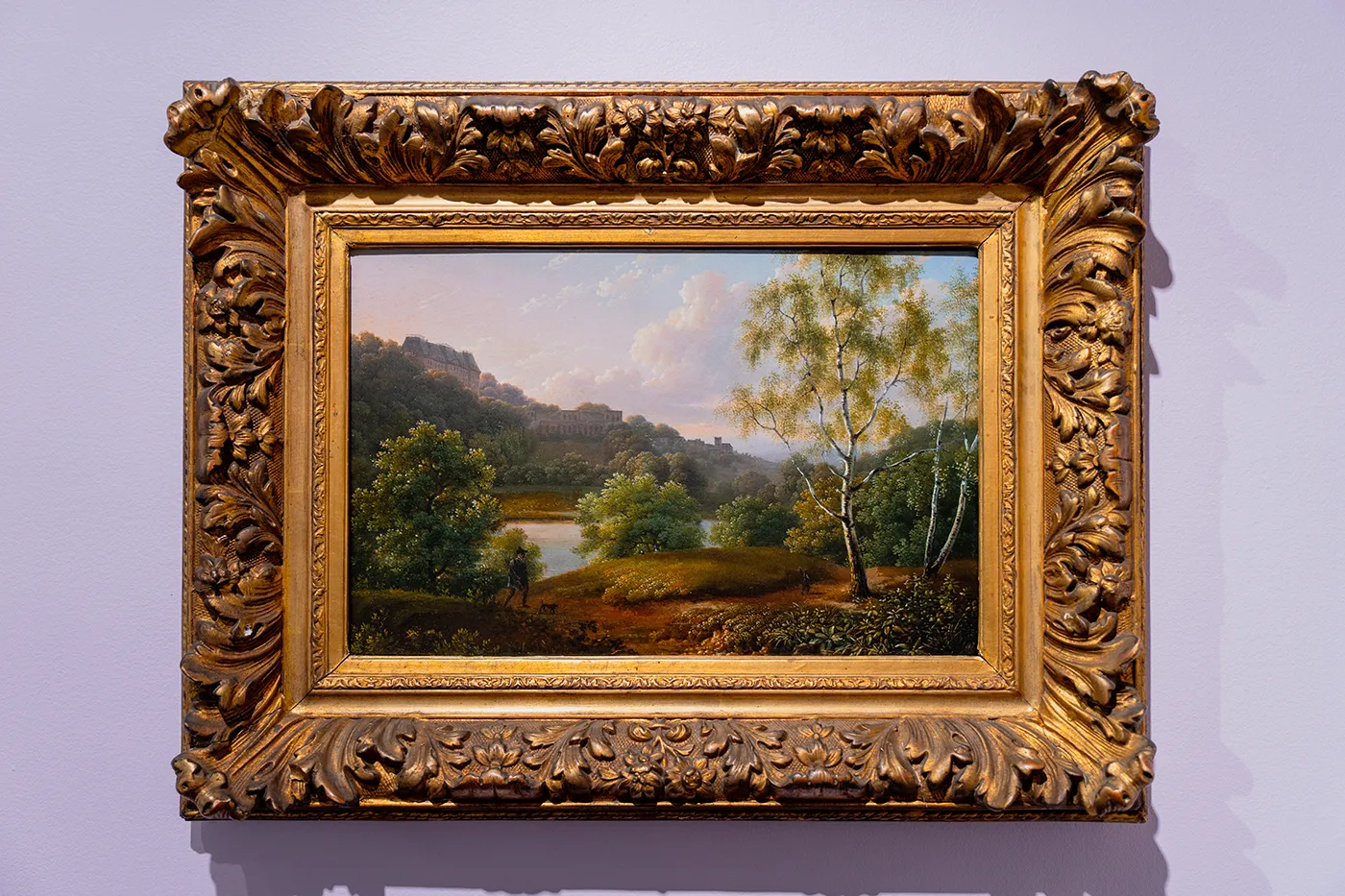 À deux pas de Paris, une escapade à Meudon entre culture et nature 6 Jean-Joseph-Xavier Bidauld, Chasseur au pied du château de Meudon, 1846